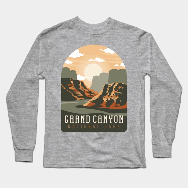 Grand Canyon National Park Long Sleeve T-Shirt by HiFi Tees